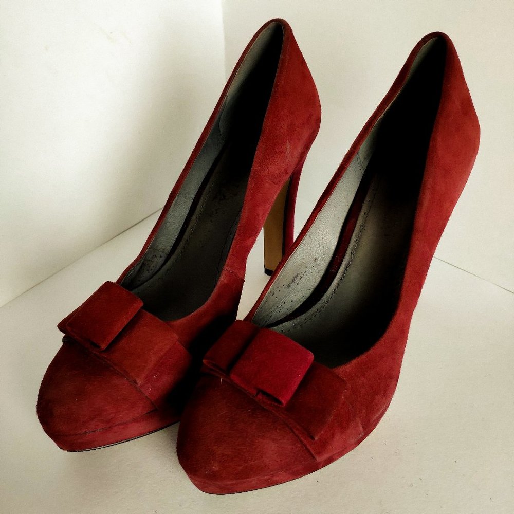 Rosegold Red/Bordeaux Heels